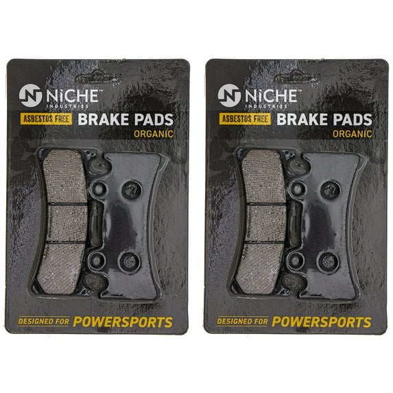 Niche Brake Pad Set Yamaha FZR1000 YZF750R 4FM-W0045-30-00 Front Organic 2 Pack 519-KPA2587D
