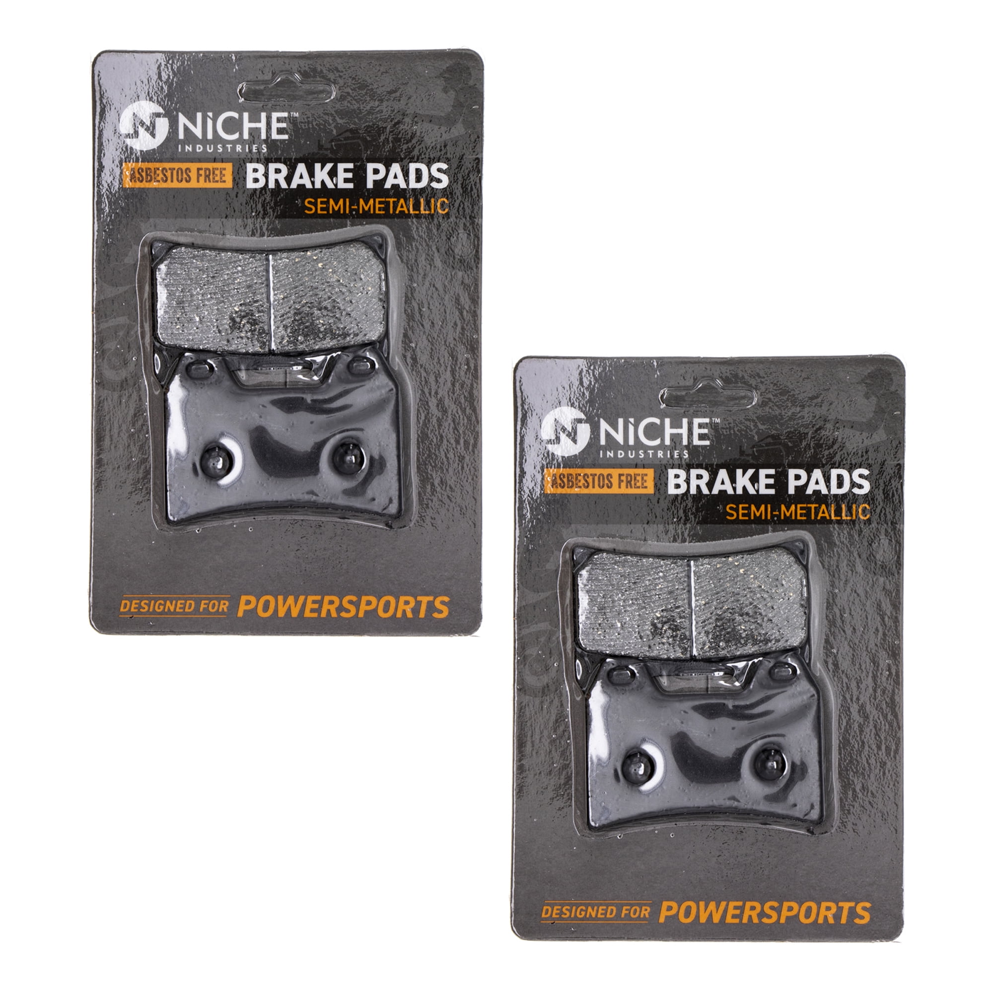 NICHE Semi-Metallic Brake Pad & Shoe Set | Fits Suzuki Boulevard S40/Savage 650 (Front & Rear) - View #4