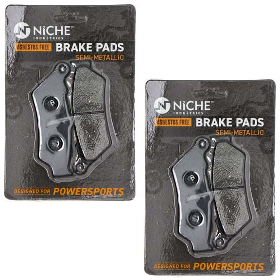 Niche Brake Pad Set for BMW K1600 Semi-Metallic Motorcycle 2 Pack 519-KPA2375D