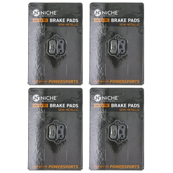 Niche Brake Pad Set for Husqvarna CR50 Semi-Metallic Motorcycle 4 Pack 519-KPA2427D