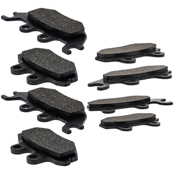 Niche Brake Pad Set for Kawasaki Mule PRO FXT FX FXR DX DXT Semi-Metallic MK1012653