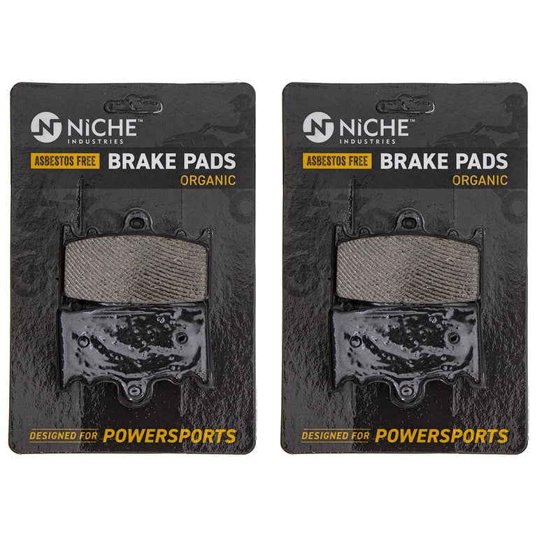 Niche Brake Pad Set for Kawasaki Ninja ZX6R Organic Motorcycle 2
