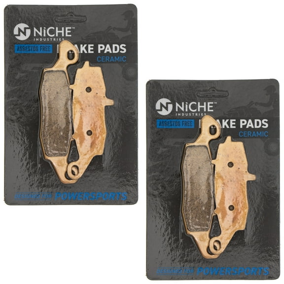 Niche Brake Pad Set for Kawasaki Vulcan 800 Ceramic Motorcycle 2 Pack 519-KPA2590D