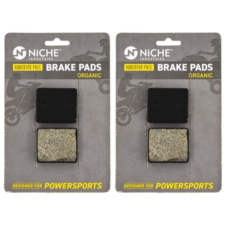 Niche Brake Pad Set for Polaris Indy 400 Trail WideTrak 500 Rear Organic 2 Pack 519-KPA2669D