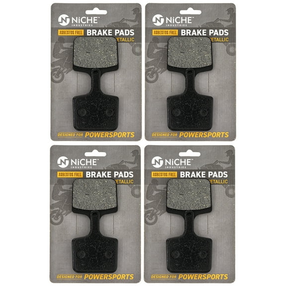 Niche Brake Pad Set for Polaris Indy 600 RMK Switchback Rear Semi-Metallic 4Pack 519-KPA2620D