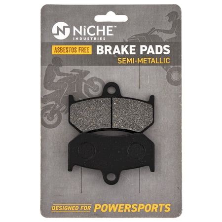 Niche Brake Pad Set for Yamaha Apex FX Nytro RX1 RS Vector Rear Semi-Metallic 519-KPA2638D