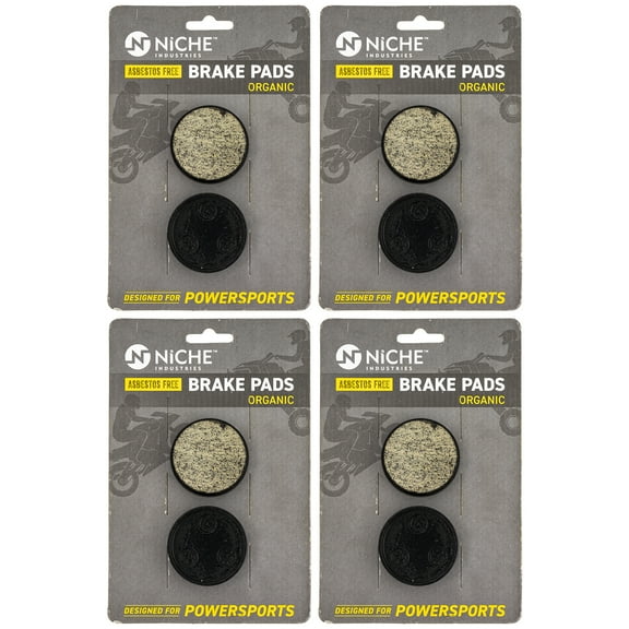 Niche Brake Pad Set for Yamaha VK540 Phazer Venture Ovation Rear Organic 4 Pack 519-KPA2671D