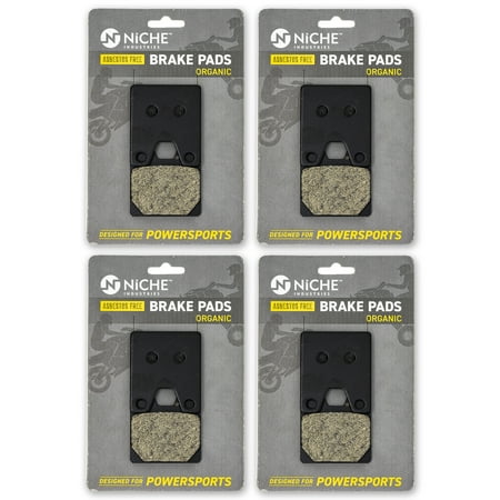 Niche Brake Pad Set for Yamaha YZF R1 R7 5FL-W0046-50-00 Rear Organic 4 Pack 519-KPA2688D