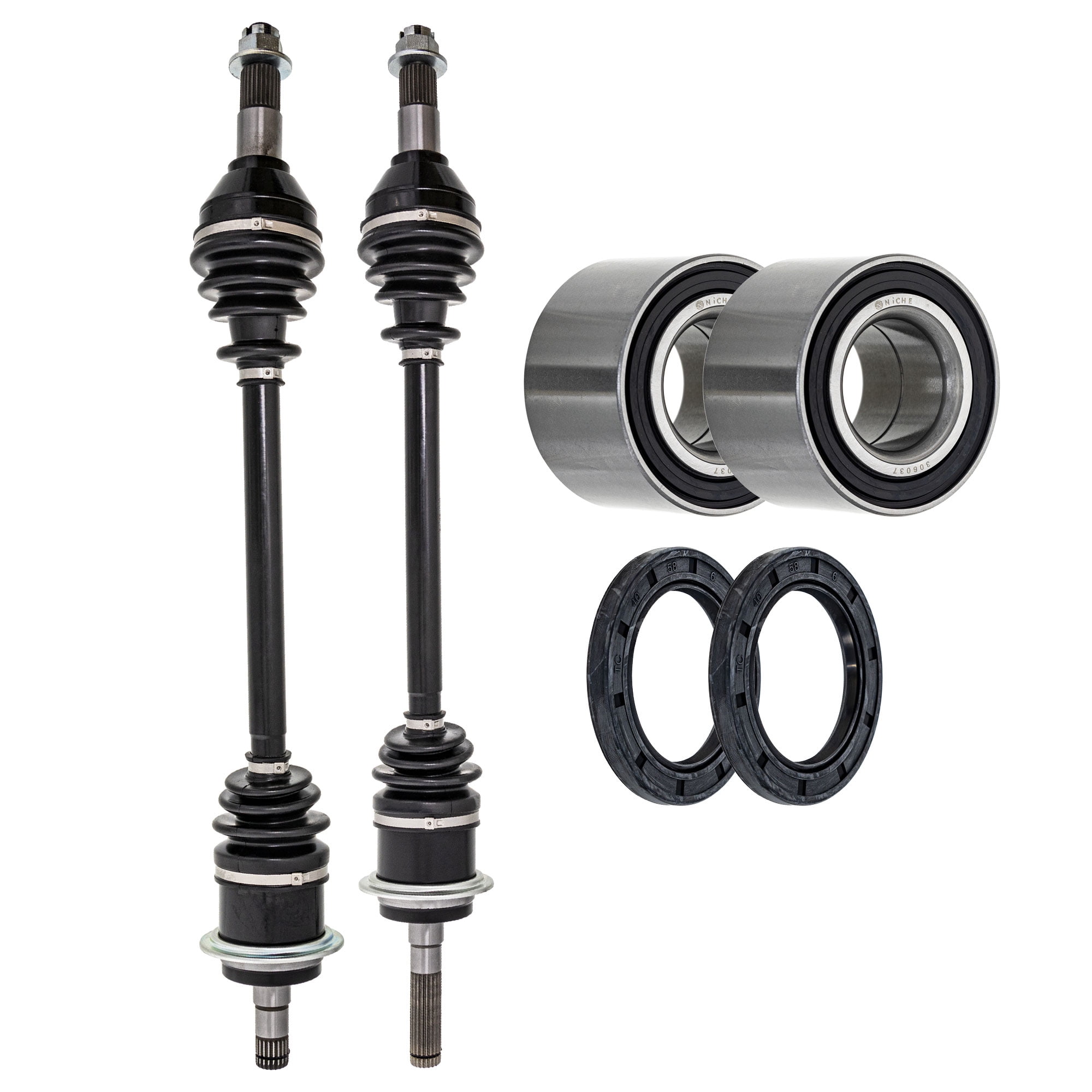 Niche CV Axle Bearing Seal Kit for CanAm 705401653 Commander Max 1000