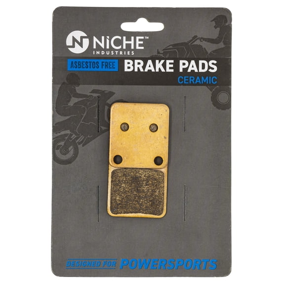 Niche Ceramic Front Brake Pad Set for Yamaha Banshee 350 ATV 519-KPA2329D