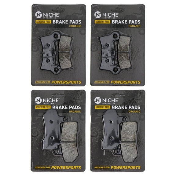 Niche Complete Organic Brake Pad Set for Harley-Davidson Street Glide Trike MK1002501