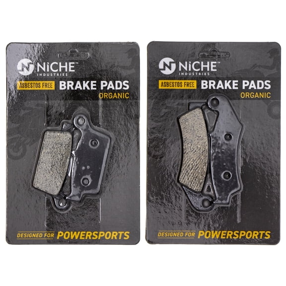 Niche Complete Organic Brake Pad Set for Honda CR250R Motorcycle MK1002491