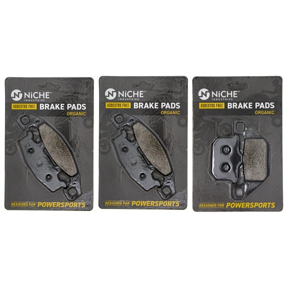 Niche Complete Organic Brake Pad Set for Kawasaki Concours 1000 Motorcycle MK1002597
