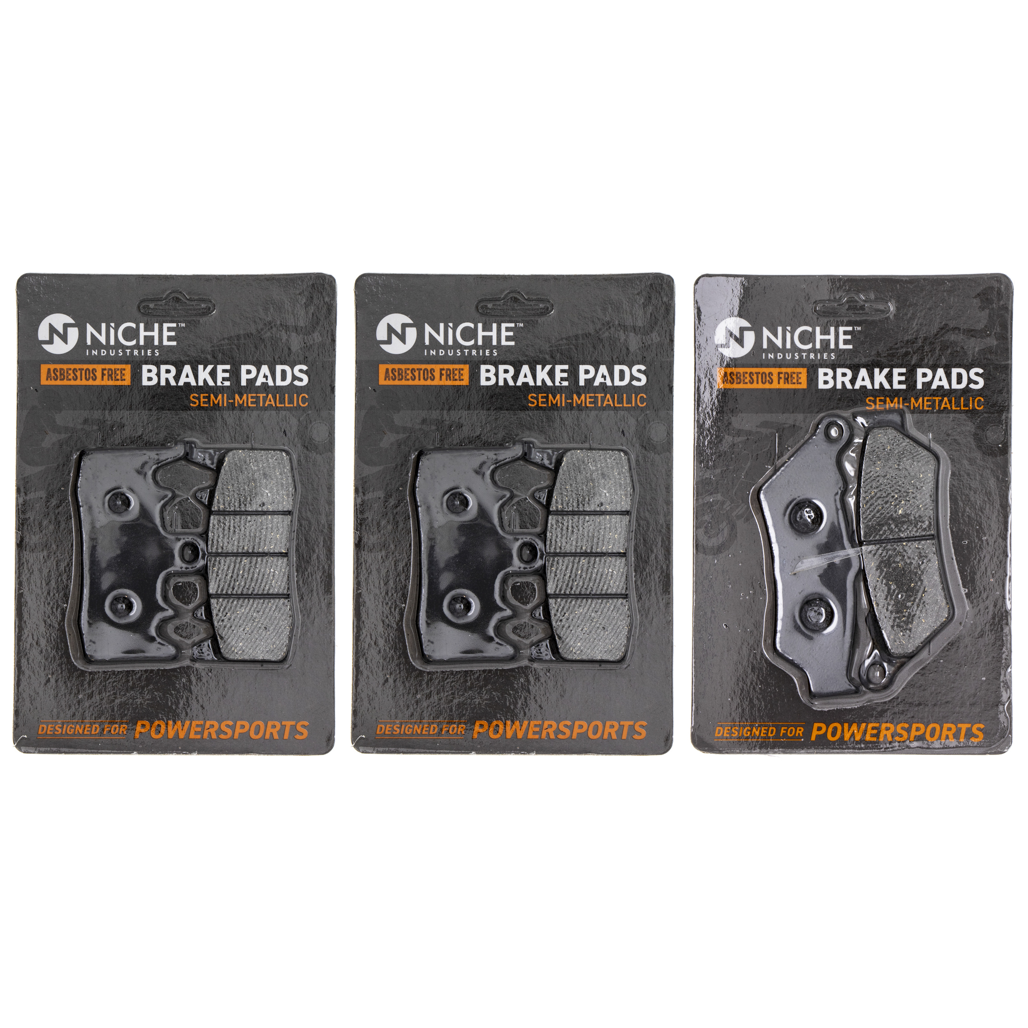 Niche Semi-Metallic Brake Pad Set for Kawasaki Ninja ZX11