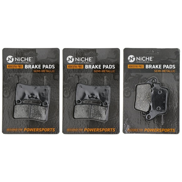 Niche Complete Semi-Metallic Brake Pad Set for Honda CBR600R Motorcycle MK1002496