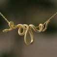thumbnail image 1 of Niche Creative All-match Winding Snake Necklace, 1 of 2