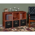 thumbnail image 1 of Niche Cubo Storage Organizer Open Bookshelf Set- 6 Cubes- Cherry, 1 of 8