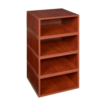 Niche Cubo Storage Set- 4 Half Size Cubes- Warm Cherry