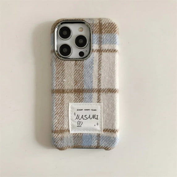 Niche Flannel Plaid Phone Case