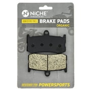 Niche Front Brake Pad Set for Triumph T2021221 Organic Motorcycle 519-KPA2679D