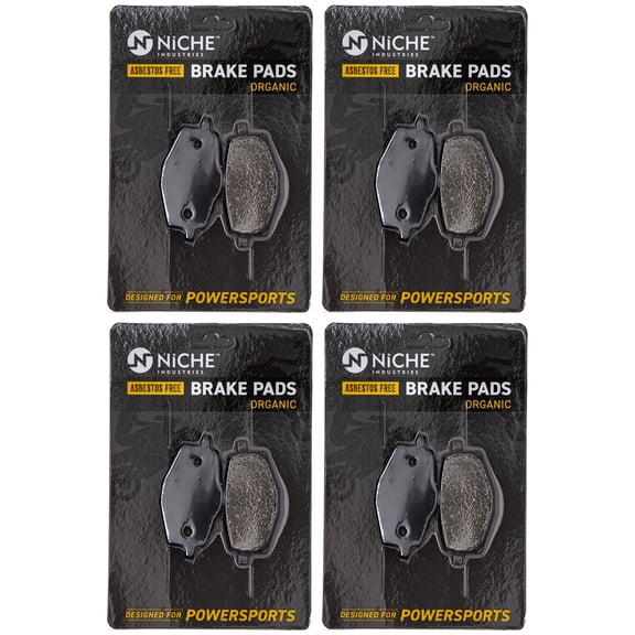 Niche Front Brake Pad Set for Yamaha XT225 Organic Motorcycle 4 Pack 519-KPA2561D