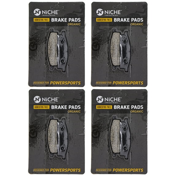 Niche Front Brake Pad Set for Yamaha YZ85 Organic Motorcycle 4 Pack 519-KPA2534D