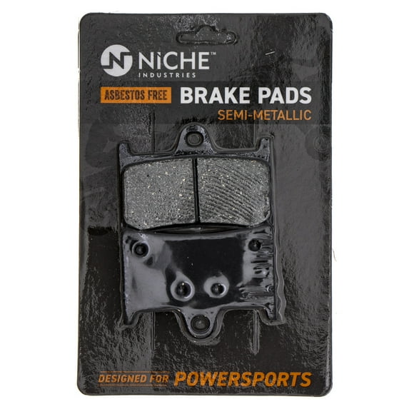 Niche Front Brake Pad Set for Yamaha YZF R6 Semi-Metallic Motorcycle 519-KPA2376D