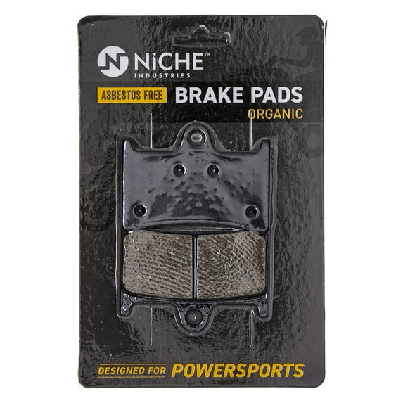 Niche Front Brake Pad Set for Yamaha YZF R6S Organic Motorcycle 519-KPA2406D