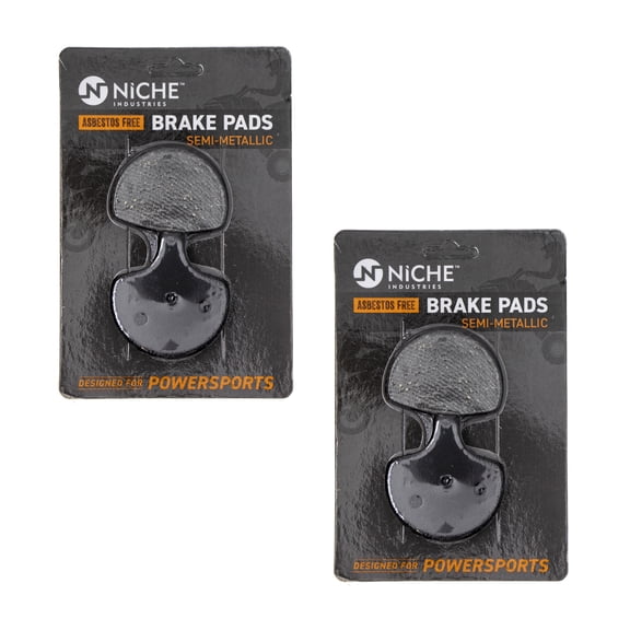 Niche Front Brake Pad for Harley-Davidson Tour Glide Semi-Metallic Motorcycle 2 Pack 519-KPA2313D
