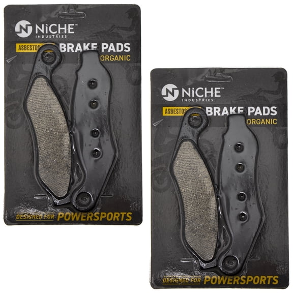 Niche Front Brake Pad for Harley-Davidson Tri Glide Organic Motorcycle 2 Pack 519-KPA2594D