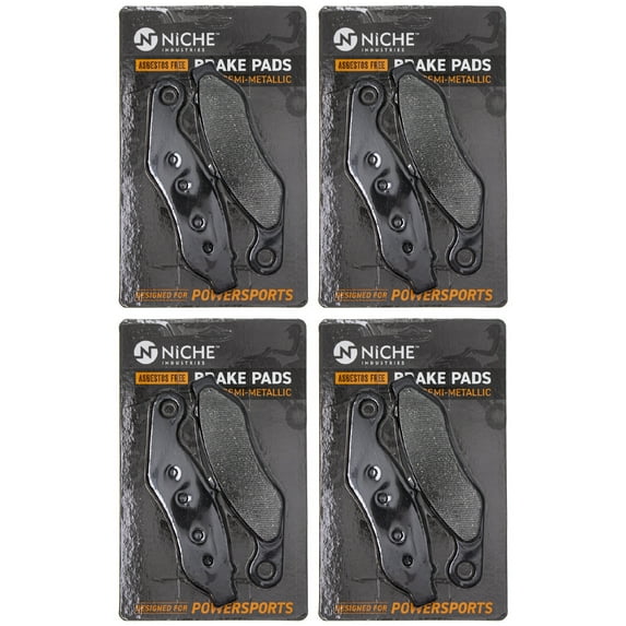 Niche Front Brake Pad for Harley-Davidson Tri Glide Semi-Metallic Motorcycle 4 Pack 519-KPA2479D
