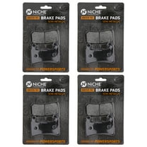 Niche Front Brake Pad for Honda CBR900RR Semi-Metallic Motorcycle 4 Pack 519-KPA2310D