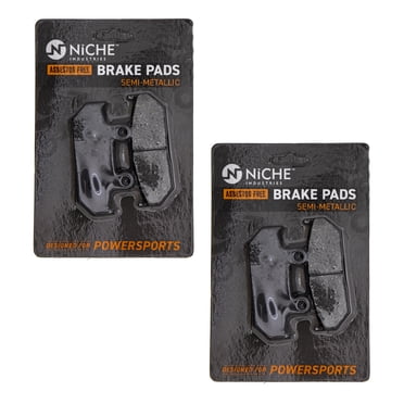 Foreverun Motor Front & Rear Carbon Brake Pads For Honda GL1500A Goldwing Aspencade 1990-2000