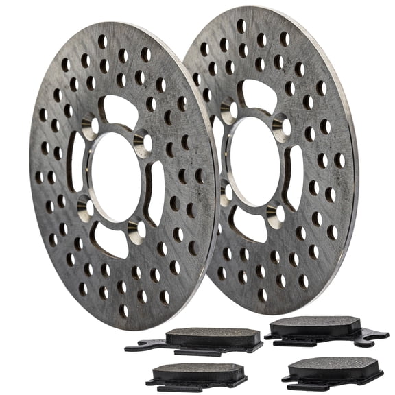 Niche Front Brake Rotor Pad Kit for Can-Am DS650 705600398 705600349 ATV MK1007336