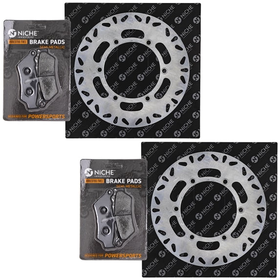 Niche Front Brake Rotor Pad Kit for Honda NT650 45351-MS8-020 Motorcycle MK1007076