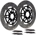 thumbnail image 1 of Niche Front Brake Rotor Pad Kit for Kawasaki 43082-1142 43082-0153 Motorcycle MK1006705, 1 of 8