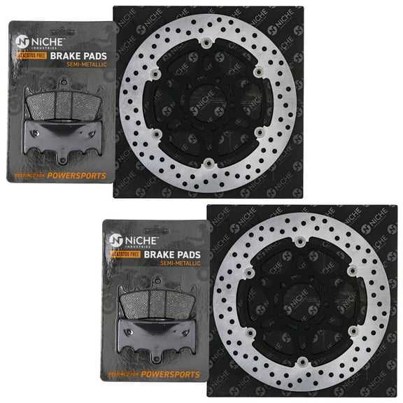 Niche Front Brake Rotor Pad Kit for Suzuki Hayabusa Motorcycle MK1006542