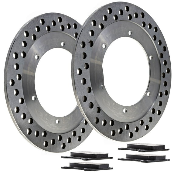 Niche Front Brake Rotor Pad Kit for Yamaha FZ750 1FK-W0046-01-00 Semi Metallic MK1007338