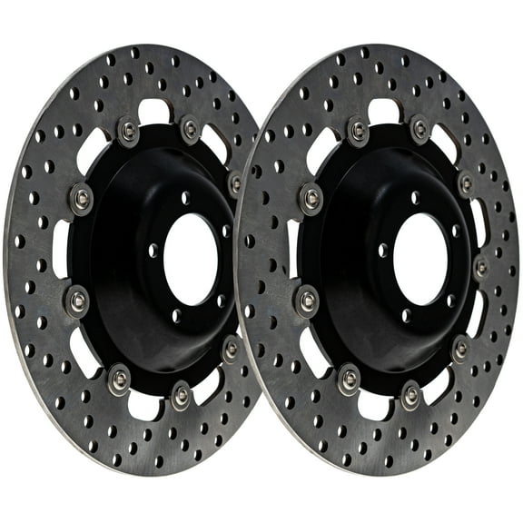 Niche Front Brake Rotor Set for Honda Goldwing 1100 Hawk 400 Shadow 500 519-CRT2284R