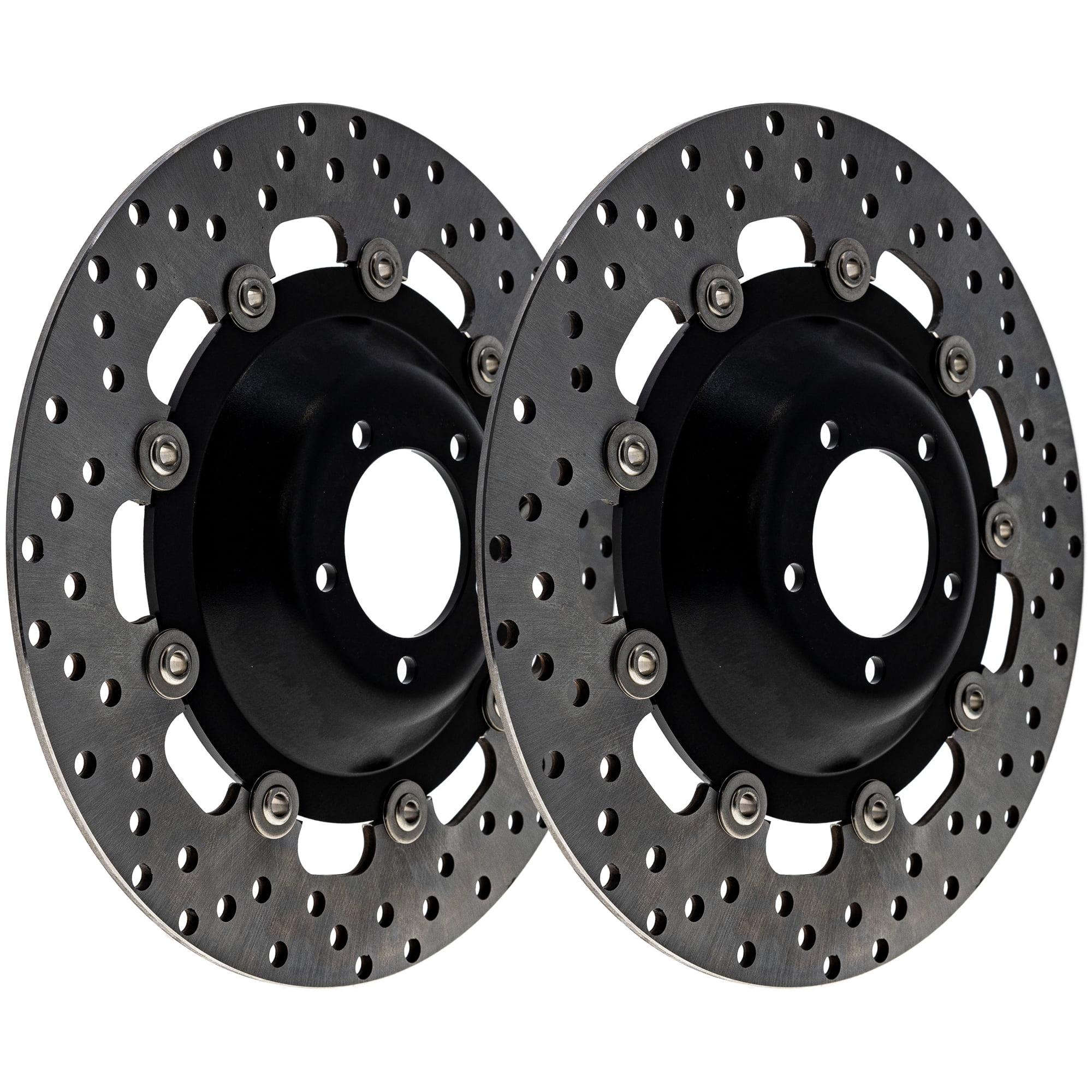 NICHE Front Brake Rotor For Honda Valkyrie, Goldwing, CBR - Compatible With OEM 45120-MCW-H11, 296mm Plain Rotor