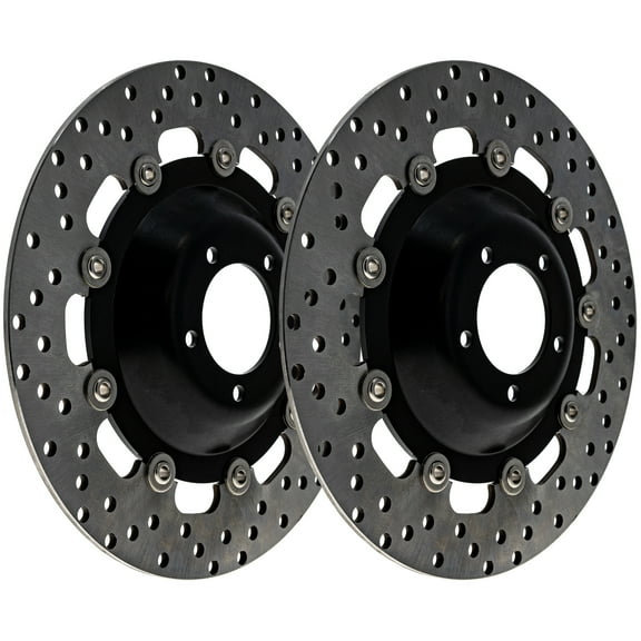 Niche Front Brake Rotor Set for Honda Goldwing 1200 Interceptor 700 V45 Sabre 519-CRT2301R