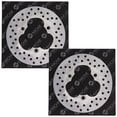 thumbnail image 1 of Niche Front Brake Rotor Set for Kawasaki Bayou Prairie 300 400 ATV 519-CRT2353R, 1 of 6