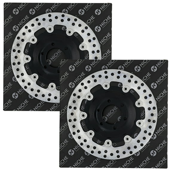 Niche Front Brake Rotor Set for Suzuki GS700ES XN85 59221-09300 59211-09300 519-CRT2511R