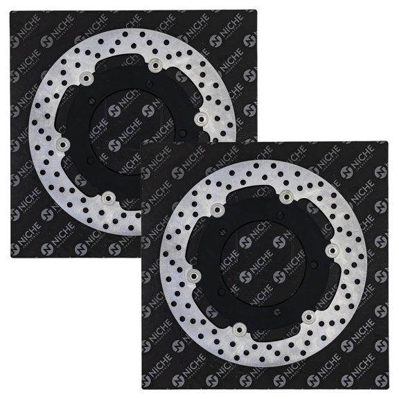 Niche Front Brake Rotor Set for Suzuki SV650 SV650S SFV650 Motorcycle 519-CRT2474R