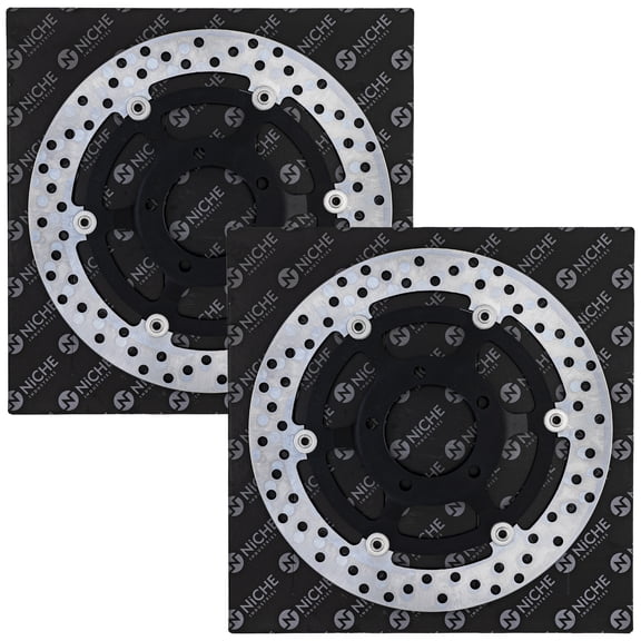 Niche Front Brake Rotor Set for Triumph TT600 Speed Four Motorcycle 519-CRT2644R