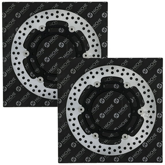 Niche Front Brake Rotor Set for Yamaha YZF R1 R6 Road Star Motorcycle 519-CRT2382R