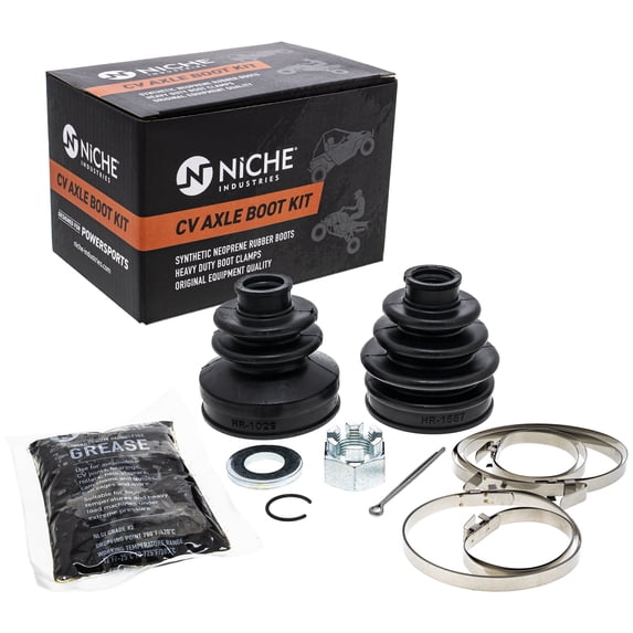 Niche Front CV Axle Boot Kit for Can-Am 705400126 Outlander 400 ATV 519-KCV2215B