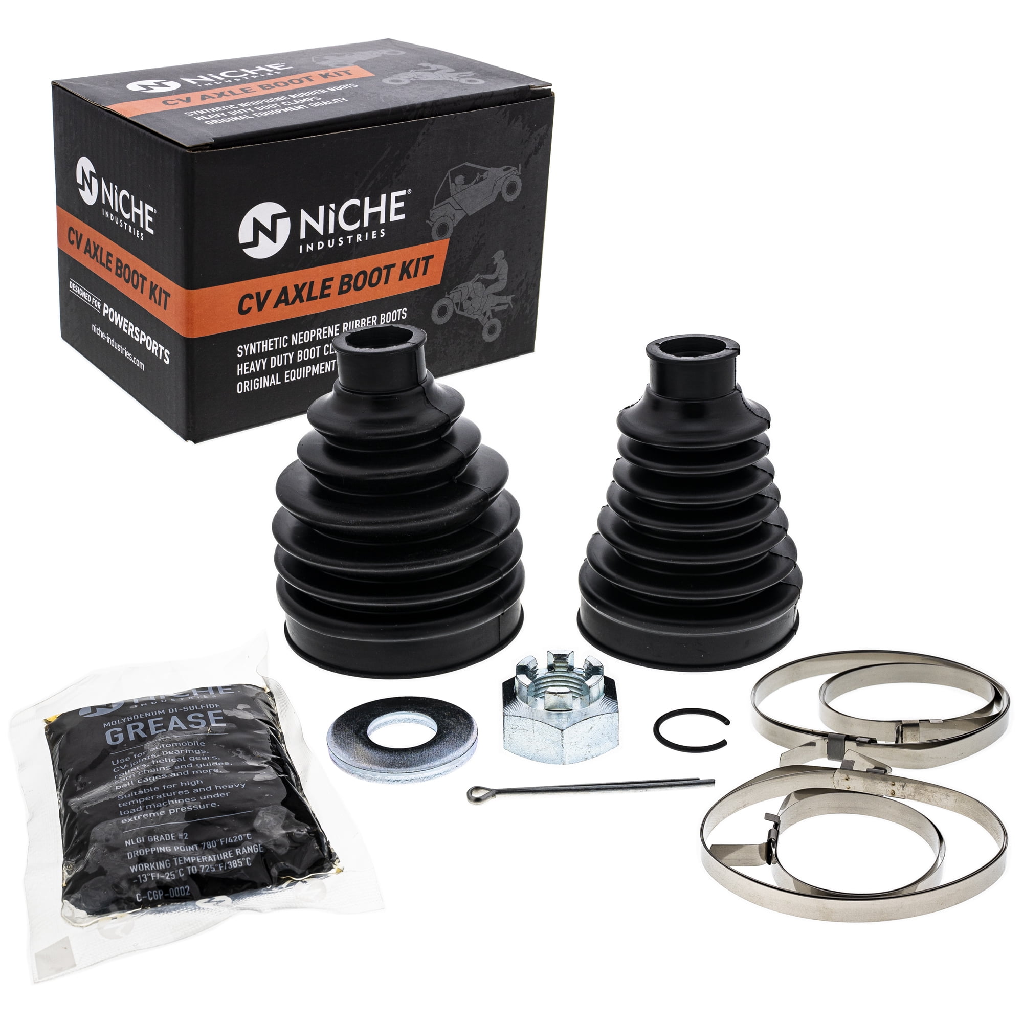 Niche Front CV Axle Boot Kit for Can Am 715900299 Outlander 500 ATV 519 ...