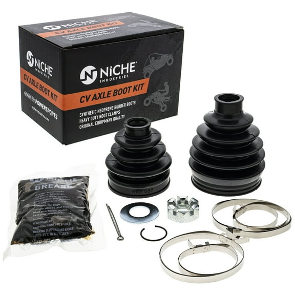 Niche Front CV Axle Boot Kit for Polaris 3236095 Sportsman 850 ATV 519-KCV2282B