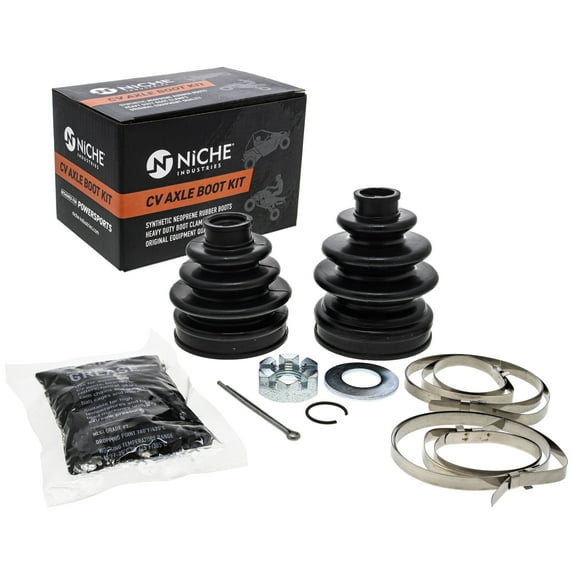 Niche Front CV Axle Boot Kit for Suzuki 54931-38FV0 Eiger 400 ATV 519-KCV2202B